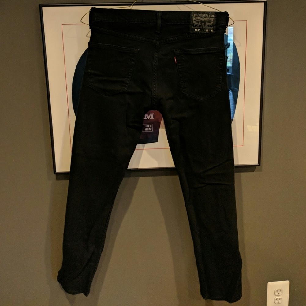 Levi's 511 Black Flex Jeans